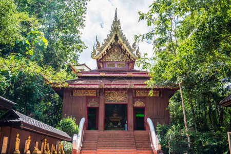 Foto de Iglesia del Buda Esmeralda en la provincia de Chiang Rai, Tailandia. - Imagen libre de derechos