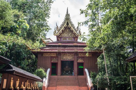Foto de Iglesia del Buda Esmeralda en la provincia de Chiang Rai, Tailandia. - Imagen libre de derechos