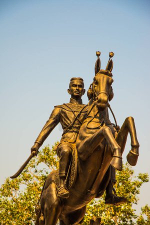 Foto de El Monumento al Rey Naresuan, Tailandia. - Imagen libre de derechos