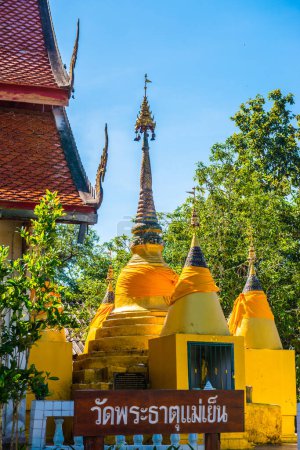 Photo for Pagoda at Phra That Maeyen temple, Thailand. - Royalty Free Image