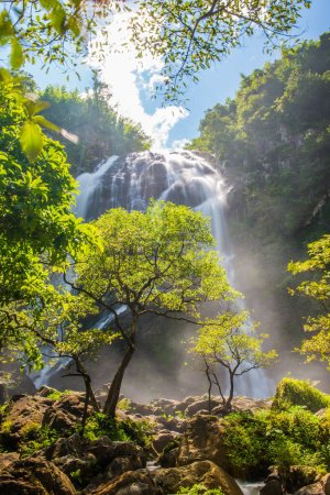 Photo for Khlong Lan Waterfall in Kamphaeng Phet Province, Thailand - Royalty Free Image