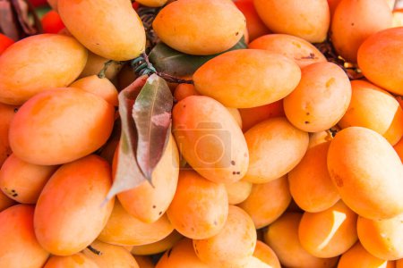Foto de Ciruela mariana en el stand, fruta de estilo tailandés - Imagen libre de derechos