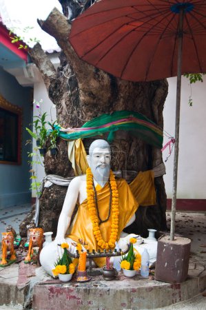 Photo for Ascetic statue at Wat Kaolam temple, Thailand. - Royalty Free Image