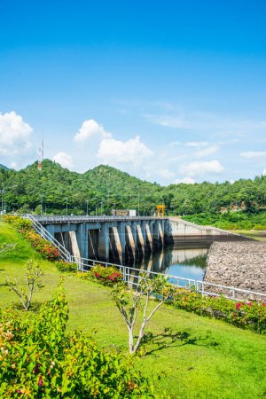 Landscape of Mae Ping Ton Lang Dam, Thailand.