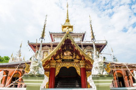 Phra Chao Than Jai Mondop of Darabhirom Forest Monastery at Chiangmai Province, Thailand.