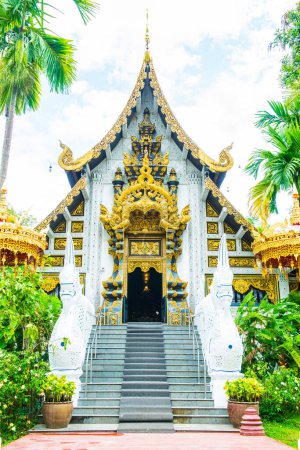 The Grand Vihara of Darabhirom Forest Monastery at Chiangmai Province, Thailand.