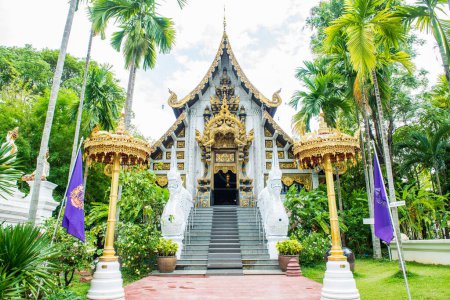 The Grand Vihara of Darabhirom Forest Monastery at Chiangmai Province, Thailand.