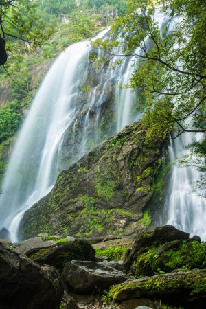 Klonglan waterfall in national park, Thailand.