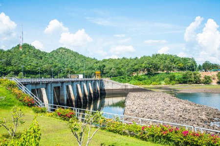 Landscape of Mae Ping Ton Lang Dam, Thailand.