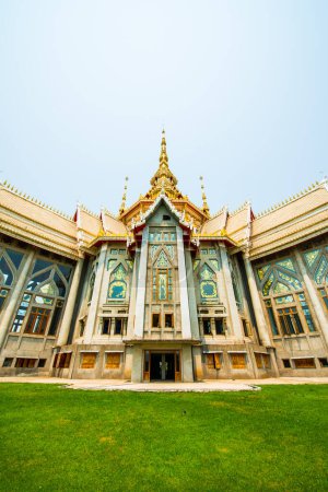 Beautiful Buddhist Sanctuary at Nakhon Ratchasima Province, Thailand