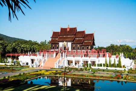 Royal Pavilion en Royal Park Rajapruek, Tailandia