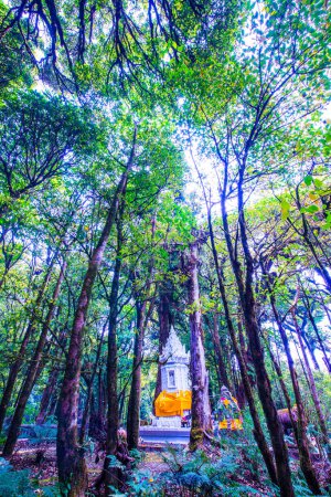 King Inthanon Memorial Shrine in Doi Inthanon National Park, Thailand