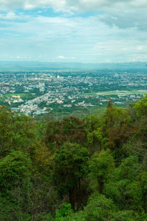 Stadtlandschaft der Provinz Chiangmai, Thailand.