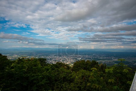 Stadtlandschaft der Provinz Chiangmai, Thailand.