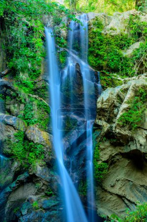 Mork Fah Waterfall in Doi Suthep Pui National Park at Chiang Mai Province, Thailand.