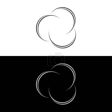 Photo for Circle vector logo template design . Circle logo . Circle icon . Circle silhouette - Royalty Free Image