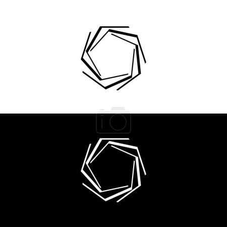 Photo for Circle shaoe vector logo design - Royalty Free Image