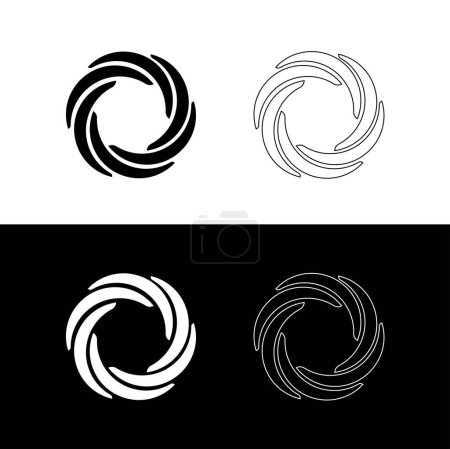 Photo for Circle vector logo template icon - Royalty Free Image