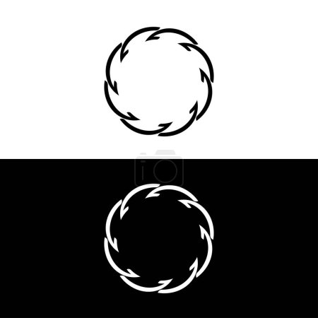 Photo for Circle vector logo template illustration - Royalty Free Image