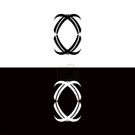 Photo for Circle vector icon logo illustration design - Royalty Free Image
