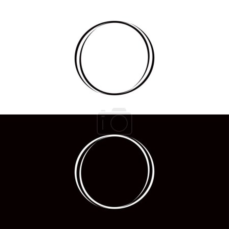 Photo for Circle vector logo template design . Circle icon logo - Royalty Free Image