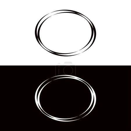 Photo for Circle vector logo template illustration . Circle icon design - Royalty Free Image