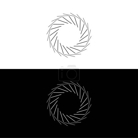 Photo for Circle vector logo template design  . Circle  silhouette illustration - Royalty Free Image