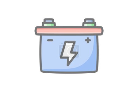 Illustration for Toolbox, box, fully editable vector fill icon - Royalty Free Image