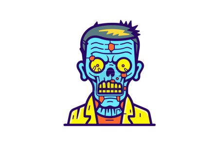 Illustration for Undead Awakening - Zombie Icon - Royalty Free Image