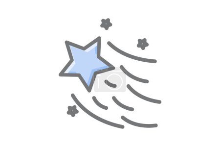 Téléchargez les illustrations : Frosty Wonderland impressionnant contour icône - en licence libre de droit