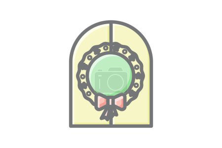Illustration for Discovering Elegance Within Cupboard Spaces Awesome Lineal Icon - Royalty Free Image