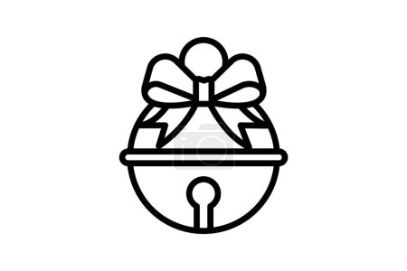 Illustration for Timeless Christmas Line Icon - Royalty Free Image