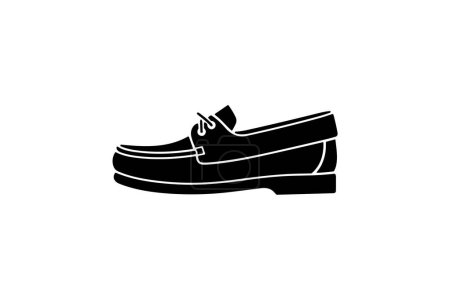 Ilustración de Amarillo barco zapatos y reposapiés Color plano icono conjunto aislado sobre fondo blanco plano vector ilustración Pixel perfecto - Imagen libre de derechos