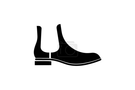Ilustración de Botas Chelsea Amarillas Zapatos y calzado Color plano Conjunto de iconos aislados sobre fondo blanco ilustración vectorial de color plano Pixel perfecta - Imagen libre de derechos