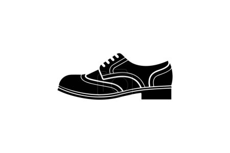 Téléchargez les illustrations : Derby Bottes Chaussures et chaussures Icône de couleur plate mis isolé sur fond blanc illustration vectorielle couleur plate Pixel parfait - en licence libre de droit