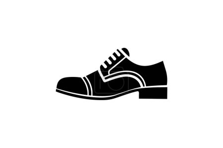 Illustration for Brown Derby Shoes Shoes and footwear Flat Color Icon set isolated on white background flat color vector illustration Pixel perfect - Royalty Free Image