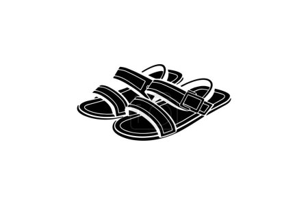 Ilustración de Senderismo Zapatos y calzado Color plano Conjunto de iconos aislado sobre fondo blanco ilustración vectorial de color plano Pixel perfecto - Imagen libre de derechos