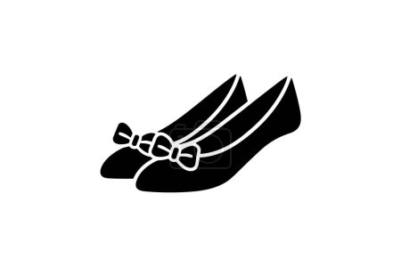 Ilustración de Brown Penny holgazán Mocasín Zapatos y calzado Plano Color Icono conjunto aislado sobre fondo blanco plana vector de color ilustración Pixel perfecto - Imagen libre de derechos