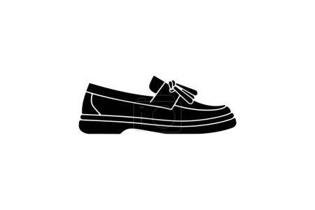 Téléchargez les illustrations : Bloc Talon Chaussons Femmes Chaussures et chaussures Flat Color Icône mis isolé sur fond blanc illustration vectorielle couleur plate Pixel parfait - en licence libre de droit
