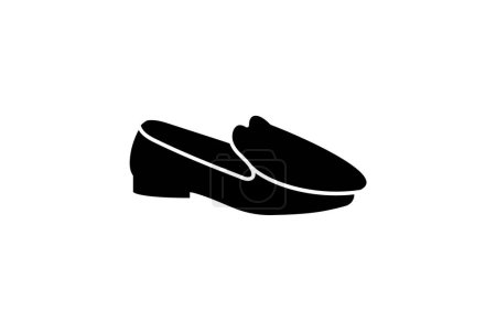 Téléchargez les illustrations : Chaussures et chaussures pour femmes Icône de couleur plate mis isolé sur fond blanc illustration vectorielle de couleur plate Pixel parfait - en licence libre de droit