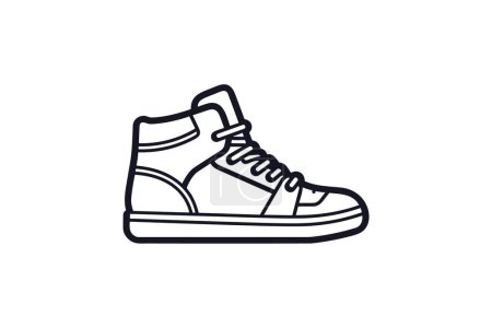 Ilustración de Zapatillas de deporte de alta calidad Zapatos y calzado Color plano Conjunto de iconos aislado sobre fondo blanco ilustración vector de color plano Pixel perfecta - Imagen libre de derechos
