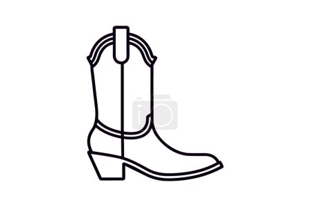 Illustration for Brown Chukka Boots Shoes and footwear Flat Color Icon set isolated on white background flat color vector illustration Pixel perfect - Royalty Free Image
