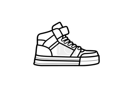 Téléchargez les illustrations : Chaussures et chaussures en daim classiques Set d'icône de couleur plate isolé sur fond blanc illustration vectorielle de couleur plate Pixel parfait - en licence libre de droit