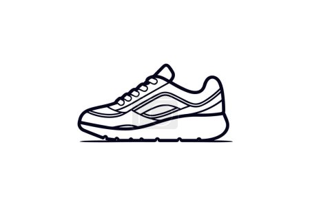 Téléchargez les illustrations : Chaussures et chaussures en daim Icône de couleur plate mis isolé sur fond blanc illustration vectorielle couleur plate Pixel parfait - en licence libre de droit