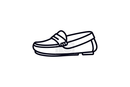 Téléchargez les illustrations : Chaussures moine Chaussures et chaussures Icône de couleur plate mis isolé sur fond blanc illustration vectorielle de couleur plate Pixel parfait - en licence libre de droit