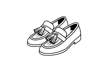 Ilustración de Rosa Mujeres Ballet Botines Zapatos y calzado Color plano Icono conjunto aislado sobre fondo blanco plana vector ilustración Pixel perfecto - Imagen libre de derechos