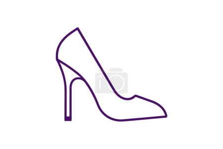 Ilustración de Zapatillas bordadas verdes Zapatos y calzado de mujer Conjunto de iconos de color plano aislado sobre fondo blanco ilustración vectorial de color plano Pixel perfecta - Imagen libre de derechos