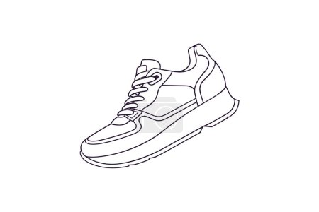 Ilustración de Mules holgazanes rojos Zapatos y calzado de mujer Color plano Conjunto de iconos aislados sobre fondo blanco ilustración vectorial de color plano Pixel perfec - Imagen libre de derechos