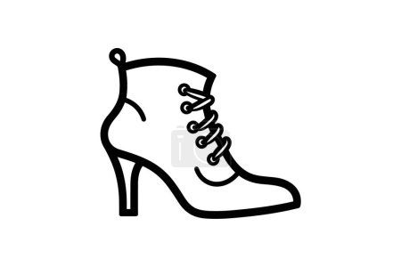 Ilustración de Blanco Slingback Flat Women 's Zapatos y calzado Plano Color Icono conjunto aislado sobre fondo blanco plano vector de color ilustración Pixel perfecto - Imagen libre de derechos