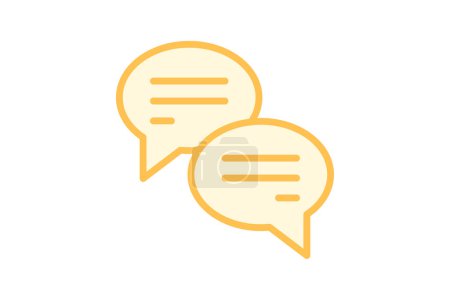 Comments color outline icon , vector, pixel perfect, illustrator file